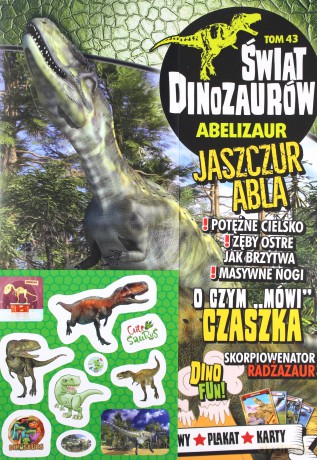 Świat dinozaurów (Tom 43) Abelizaur [KSIĄŻKA]