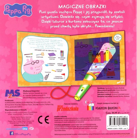 Świnka Peppa. Magiczne obrazki. Peppa poznaję... [KSIĄŻKA]