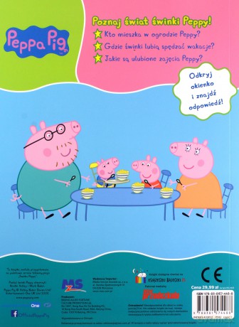 Świnka Peppa. Zadania w okienkach [KSIĄŻKA]