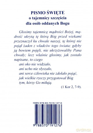 Tajemnica szczęścia wersja skrócona - Walerian Moroz CSMA [KSIĄŻKA]