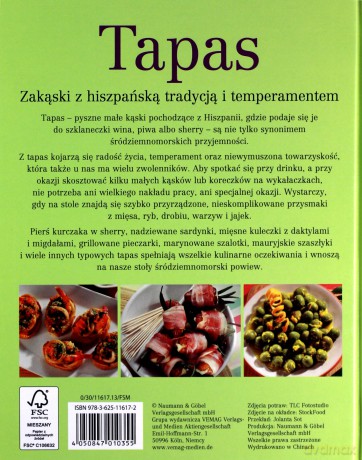 Tapas Zakąski z hiszpańską tradycją i temperamente [KSIĄŻKA]