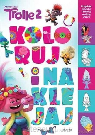 Trolle 2. Koloruj i naklejaj [KSIĄŻKA]