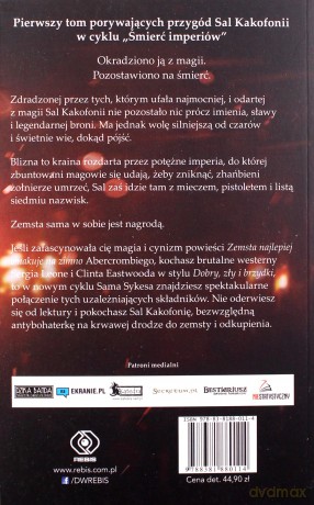 Upadek imperiów (Tom 1) Siedem czarnych mieczy - Sam Sykes [KSIĄŻKA]
