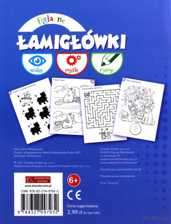 Widzę, myślę, rysuję. Figlarne łamigłówki [KSIĄŻKA]