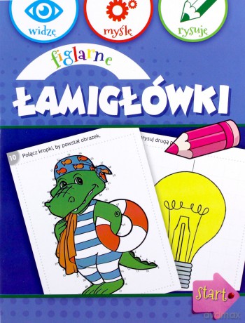 Widzę, myślę, rysuję. Figlarne łamigłówki [KSIĄŻKA]