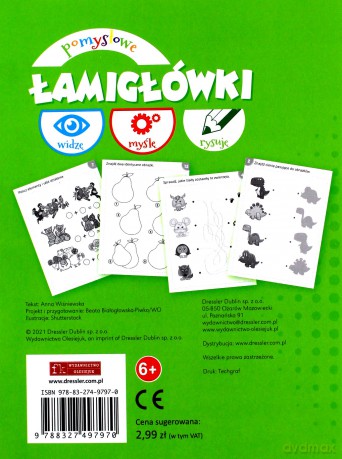 Widzę, myślę, rysuję. Pomysłowe łamigłówki [KSIĄŻKA]