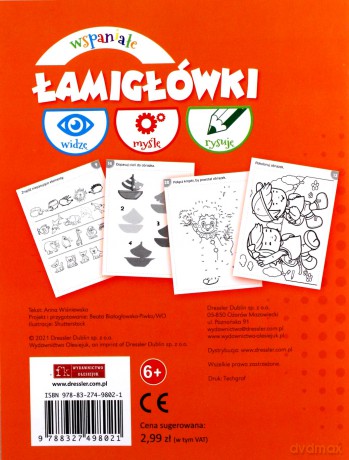 Widzę, myślę, rysuję. Wspaniałe łamigłówki [KSIĄŻKA]