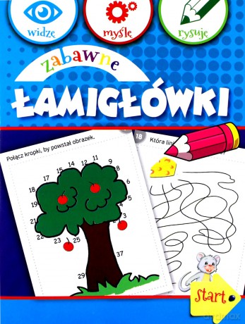 Widzę, myślę, rysuję. Zabawne łamigłówki [KSIĄŻKA]