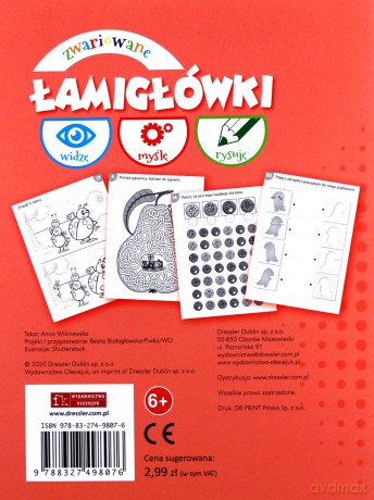Widzę, myślę, rysuję. Zwariowane łamigłówki [KSIĄŻKA]