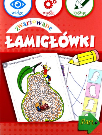 Widzę, myślę, rysuję. Zwariowane łamigłówki [KSIĄŻKA]