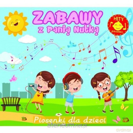 Zabawy z Panią Nutką. Piosenki dla dzieci [CD]