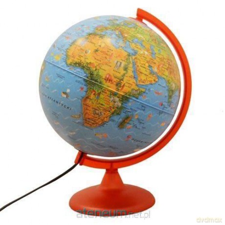 Zoo Globe globus podświetlany 25 cm [KSIĄŻKA]