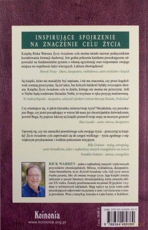 Życie świadome celu [KSIĄŻKA]