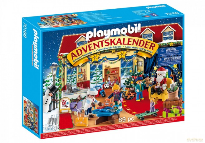 Kalendarz adwentowy Boże Narodzenie w sklepie z zabawkami [FIGURKA]