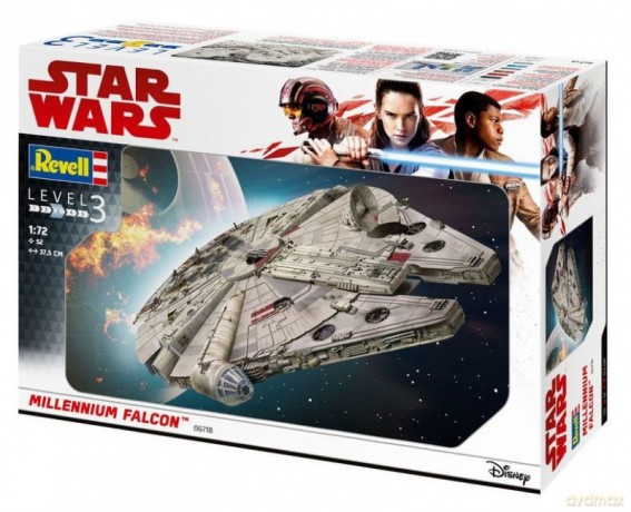 Model do sklejania Star Wars Millennium Falcon (Gwiezdne Wojny)