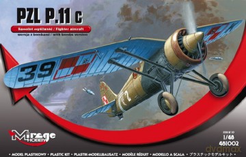 Model plastikowy PZL P.11C 1/48 Edycja kit + model, 2 figurki
