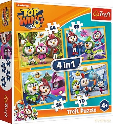 Puzzle 4w1 Ptasia Akademia [PUZZLE]