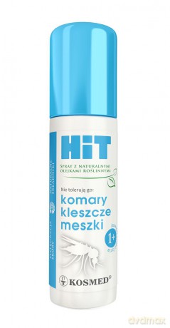 HIT Spray odstraszający na komary, kleszcze i meszki 100ml