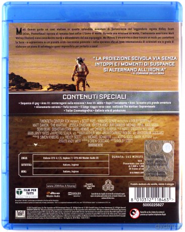 The Martian (Marsjanin) [Blu-Ray 3D]+[Blu-Ray]