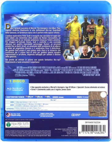 Guardians of the Galaxy (Strażnicy Galaktyki) [Blu-Ray]