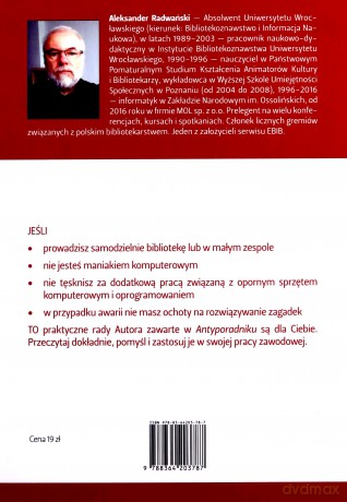 Antyporadnik czyli jak nie należy używać komputera w małej bibliotece - Aleksander Radwański [KSIĄŻKA]