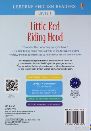 English Readers Level 1 Little Red Riding Hood [KSIĄŻKA]