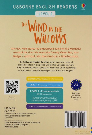 English Readers Level 2 The Wind in the Willows [KSIĄŻKA]