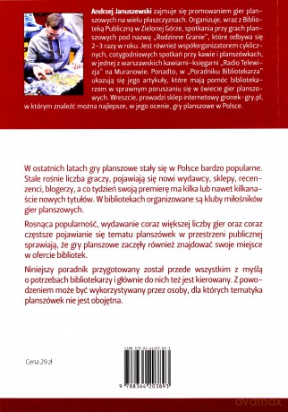 Gry planszowe Kompendium wiedzy nie tylko dla bibliotekarza - Andrzej Januszewski [KSIĄŻKA]