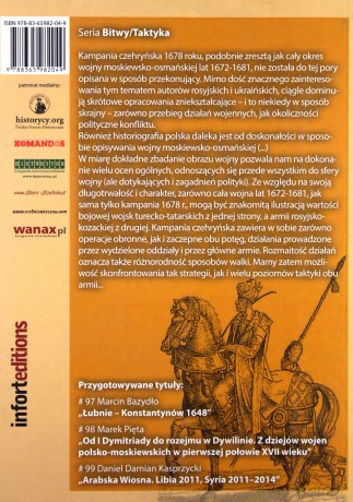 Kara Mustafa nad Dnieprem Geneza przebieg i skutki wojny czehryńskiej 1678 r. - Andrzej Witkowicz [KSIĄŻKA]