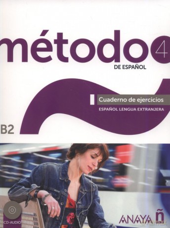 Metodo 4 de espanol Cuaderno de Ejercicios B2 + CD - Salvador Peláez Santamaría, Diana Esteba Ramos [KSIĄŻKA]