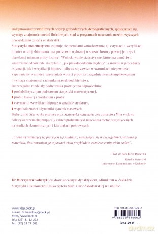 Statystyka matematyczna - Mieczysław Sobczyk [KSIĄŻKA]