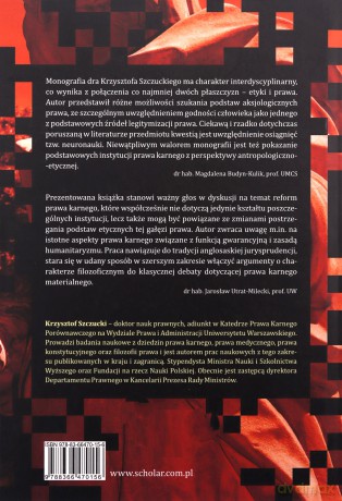 W Poszukiwaniu Legitymizacji Etycznej Zasad Odpowiedzialności Karnej - Krzysztof Szczucki [KSIĄŻKA]