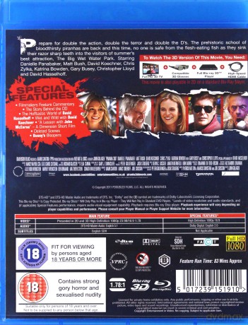 Pirania 3D [Blu-Ray 3D]