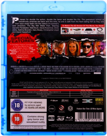 Pirania 3D [Blu-Ray 3D]