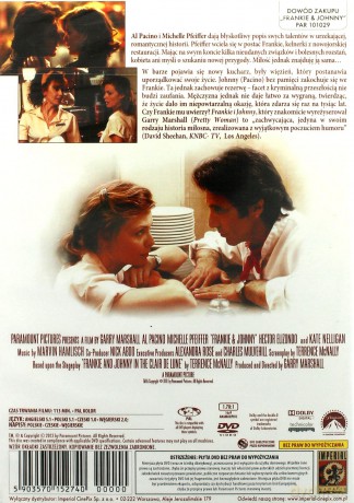 Frankie i Johnny (polski lektor) [DVD]