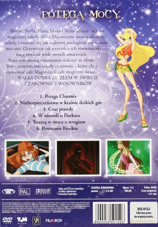 Winx Club: Magiczna podróż / Magiczne czarodziejki / Nowa czarodziejka / Nowe moce / Piękne i Bestia / Potęga mocy / Serce i miecz / Świat magii / Tajemnica Zaginionego Królestwa Pakiet [9DVD] 