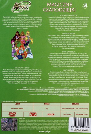 Winx Club: Magiczna podróż / Magiczne czarodziejki / Nowa czarodziejka / Nowe moce / Piękne i Bestia / Potęga mocy / Serce i miecz / Świat magii / Tajemnica Zaginionego Królestwa Pakiet [9DVD] 