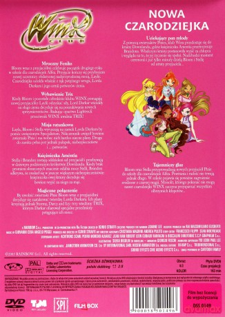 Winx Club: Magiczna podróż / Magiczne czarodziejki / Nowa czarodziejka / Nowe moce / Piękne i Bestia / Potęga mocy / Serce i miecz / Świat magii / Tajemnica Zaginionego Królestwa Pakiet [9DVD] 