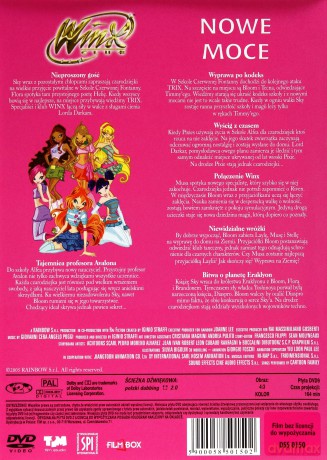 Winx Club: Magiczna podróż / Magiczne czarodziejki / Nowa czarodziejka / Nowe moce / Piękne i Bestia / Potęga mocy / Serce i miecz / Świat magii / Tajemnica Zaginionego Królestwa Pakiet [9DVD] 