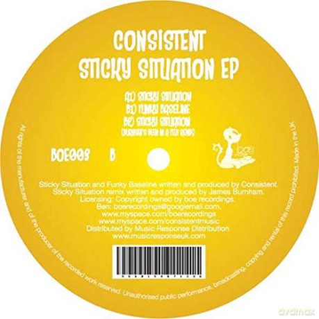 Consistent: Sticky Situation Ep [Winyl]