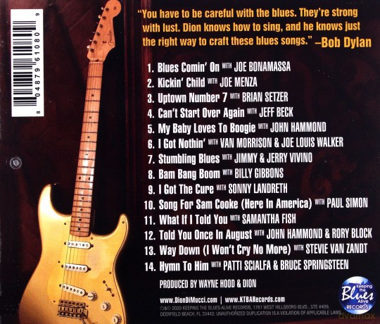 Dion: Blues With Friends [CD]