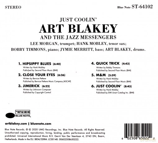 Art Blakey And The Jazz Messengers: Just Coolin [CD]