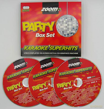 Zoom Karaoke: Party Superhits - Karaoke Pack [3CD]