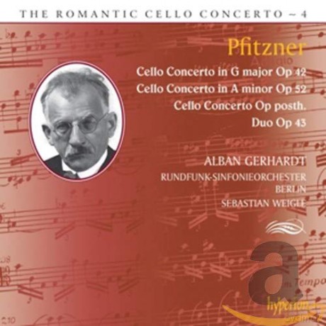 Berlin Rsogerhardt: Pfitznerthe Romantic Cello Concerto 4 [CD]