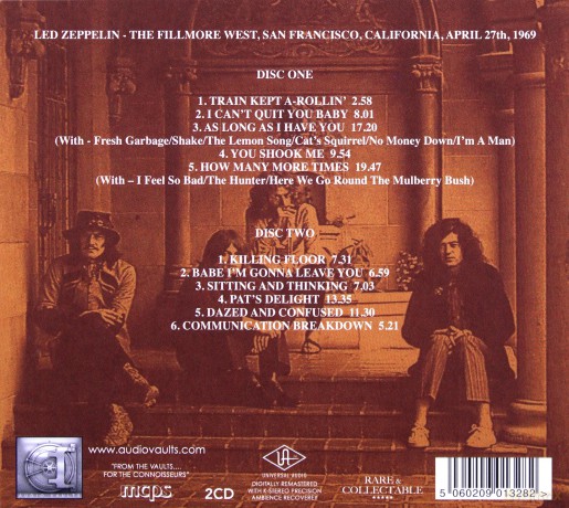 Led Zeppelin: The Fillmore West. San Francisco. April 27 1969 [2CD]