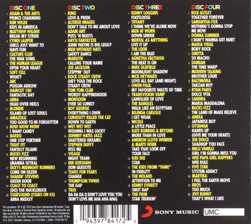 The Hits Album: The 80s Pop Album [4CD]