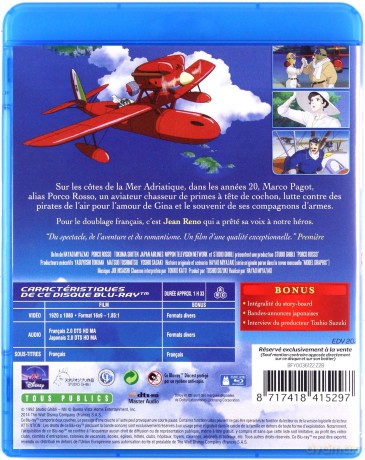 Porco Rosso (Szkarłatny pilot) [Blu-Ray]