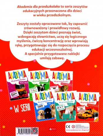 Akademia dla przedszkolaka. Maszyny budowlane [KSIĄŻKA]