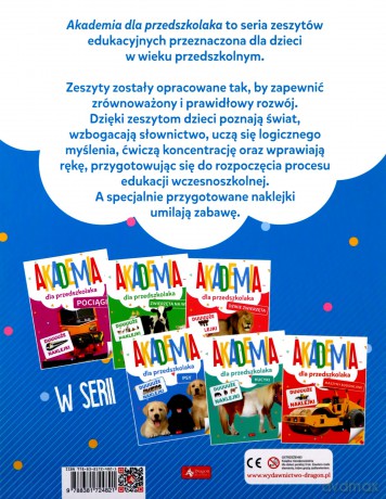 Akademia dla przedszkolaka. Psy [KSIĄŻKA]