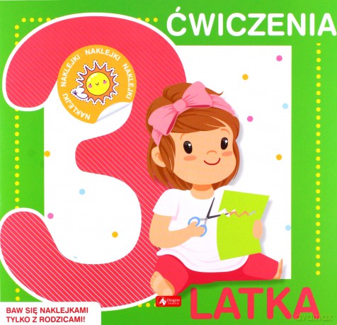 Ćwiczenia 3-latka z naklejkami [KSIĄŻKA]